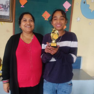 Prix du meilleur joueur de basket-ball pour Bidhya